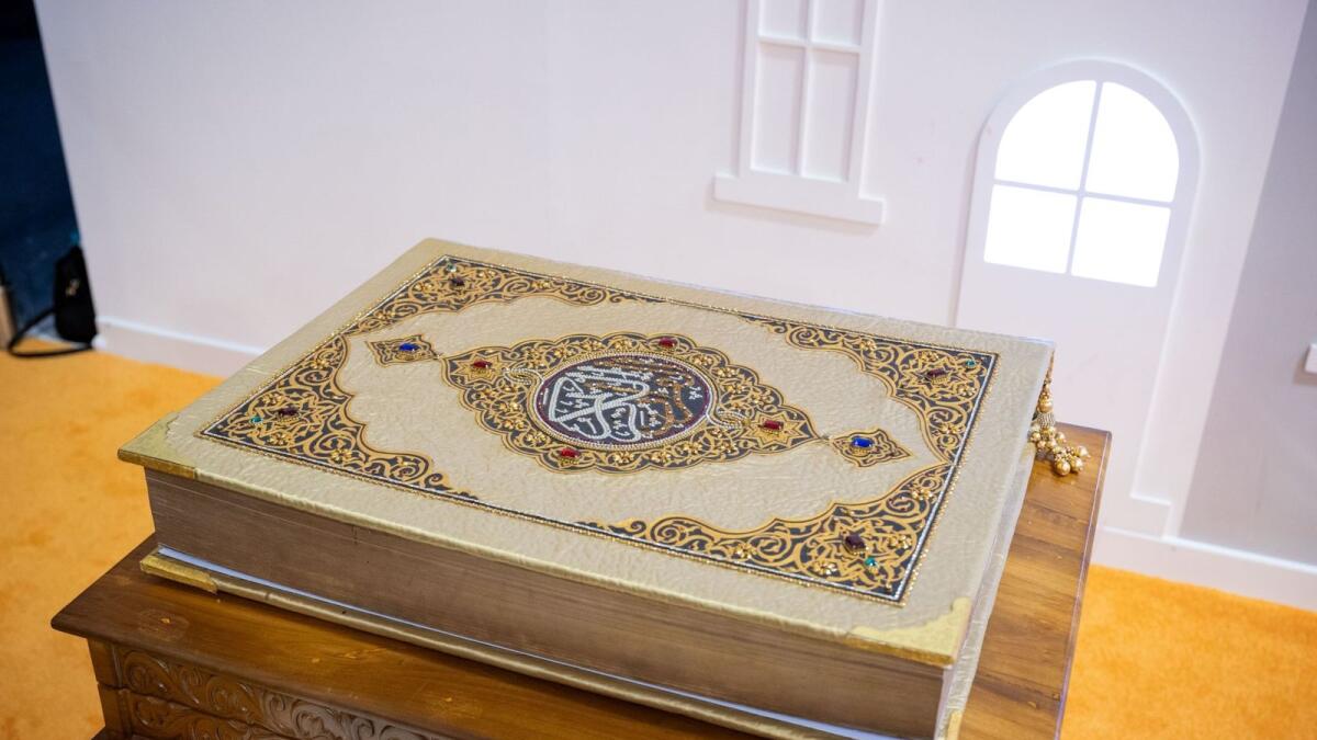 Handwritten Holy Quran.  Photo: Exterior