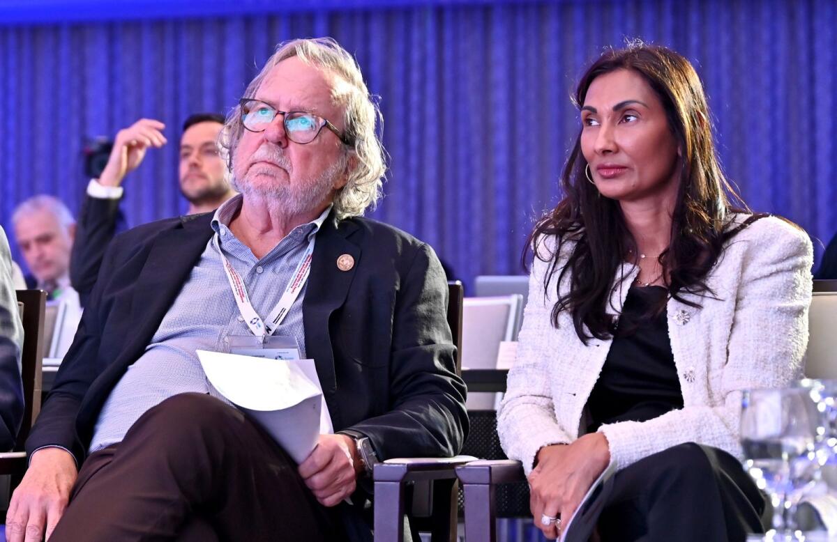 James Allison with his wife, Professor Padmanee Sharma