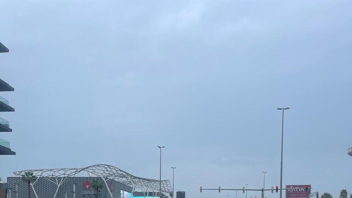 An RTA officer on duty during Saturday's heavy rain.