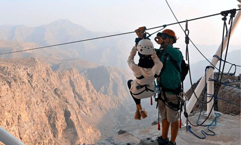High season schedules for Jebel Jais zip lines and sledding announced
