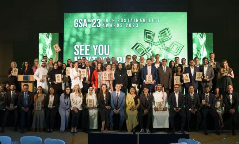 Gulf Sustainability Awards winners.  — Photos supplied