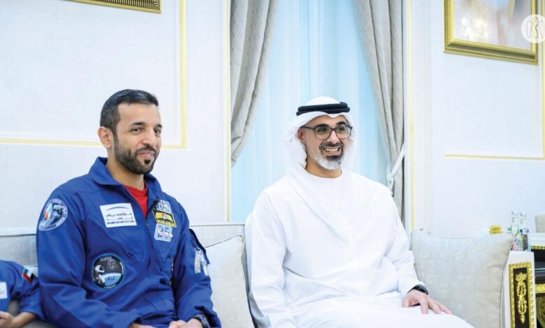 Watch: Abu Dhabi Crown Prince attends Sultan AlNeyadi's 'return from space' celebrations in Al Ain - News
