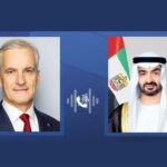 UAE President holds phone call with Norwegian Prime Minister on humanitarian conditions, protection of civilians in Gaza