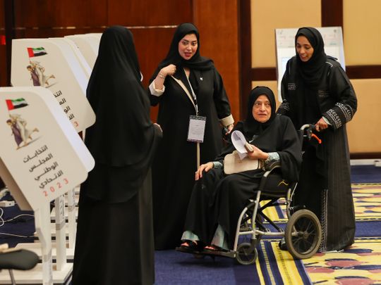 Photos: Voting begins for UAE FNC elections