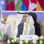 UAE President Sheikh Mohamed Bin Zayed attends Cairo Peace Summit