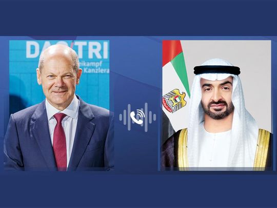UAE President, German Chancellor discuss latest regional developments
