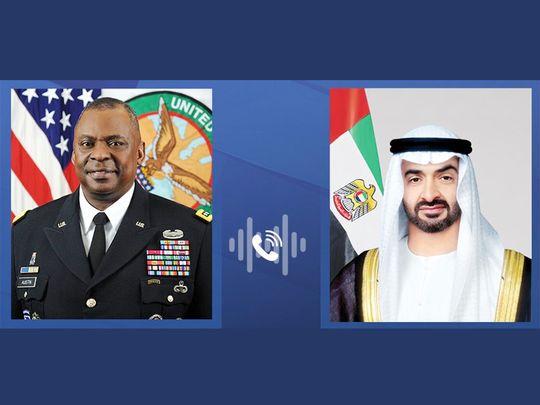 UAE President holds phone call with US Defense Secretary Lloyd Austin