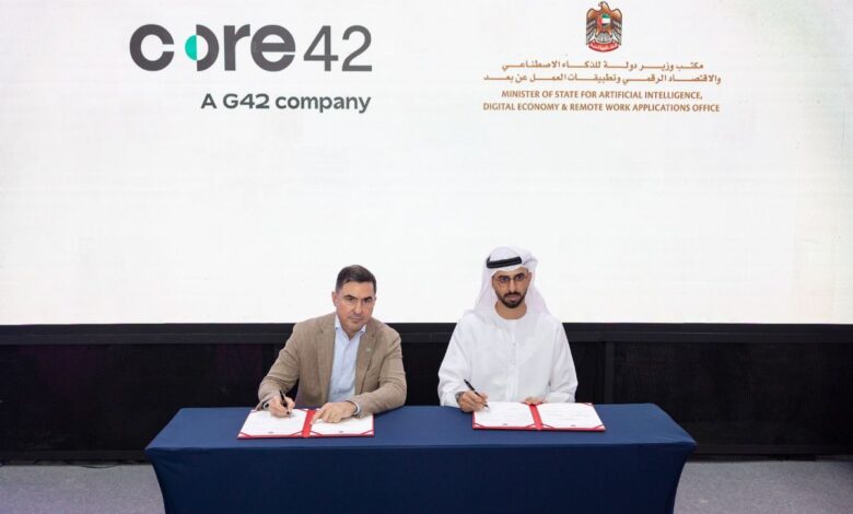 UAE Artificial Intelligence Office partners with Core42 to enhance domestic talents