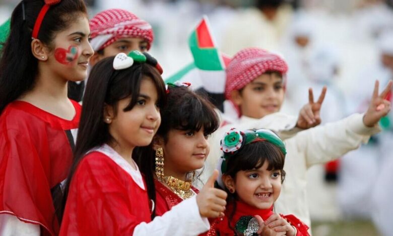 Children during UAE National Day celebration —KT FILE