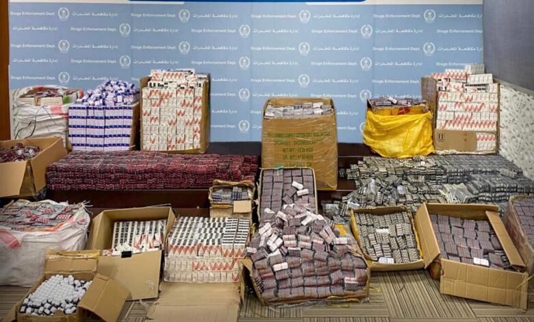 UAE: Police seize drugs worth Dh14 million, dismantle international smuggling ring - News