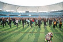 Galadari Fitness Challenge 2023 at the Dubai International Cricket Stadium on Saturday.  Neeraj Murali Photos