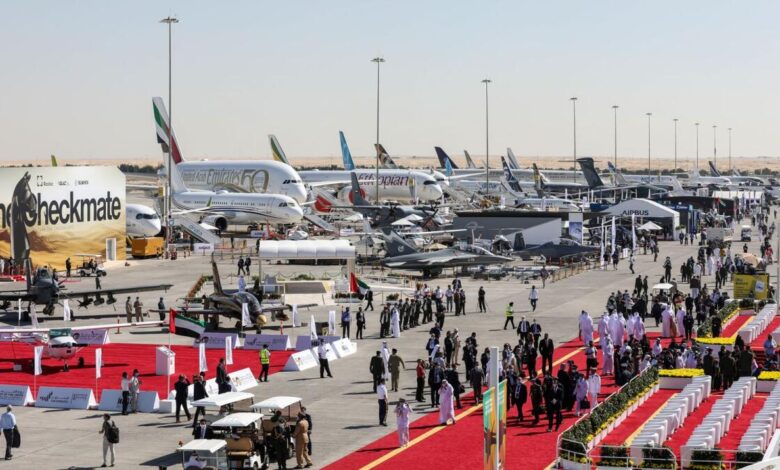 Visitors at the Dubai Airshow in 2021. — Courtesy: Dubai Airshow