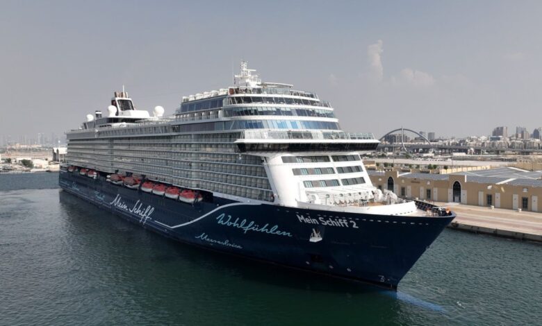 Dubai marks the start of the 2023-2024 cruise season with the docking of the first luxury cruise ship at Mina Rashid