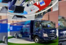 ENOC Group unveils world's first 'ENOC Link solar powered truck' at WETEX 2023