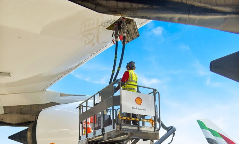 Emirates launches flights using sustainable aviation fuel supplied by Shell Aviation in Dubai
