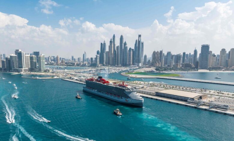 Virgin Voyages' Resilient Lady makes first call at Dubai Port