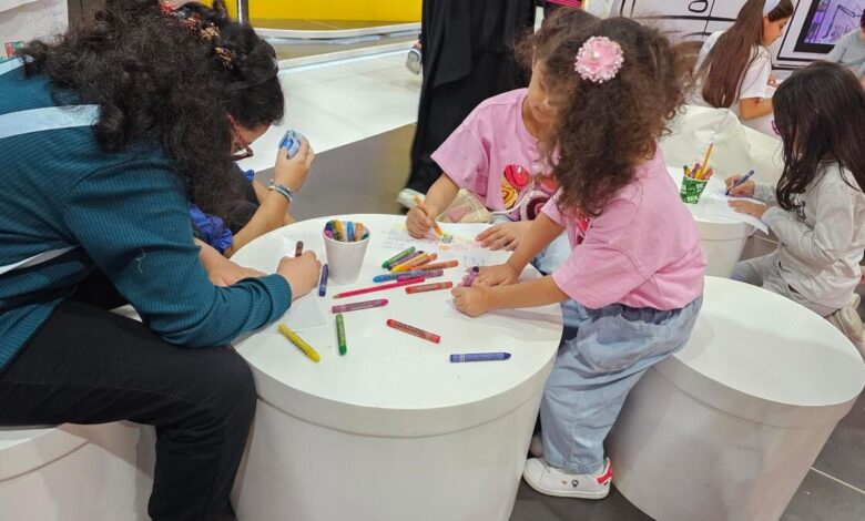 Watch: UAE children paint message of peace at Sharjah book fair - News