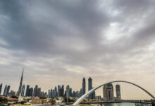 Weather in the United Arab Emirates: cloudy skies;  possibility of fog and mist