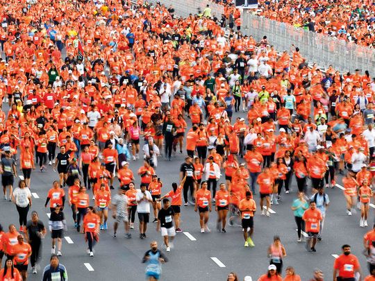 In pictures: United Arab Emirates residents participate in the Dubai Run 2023