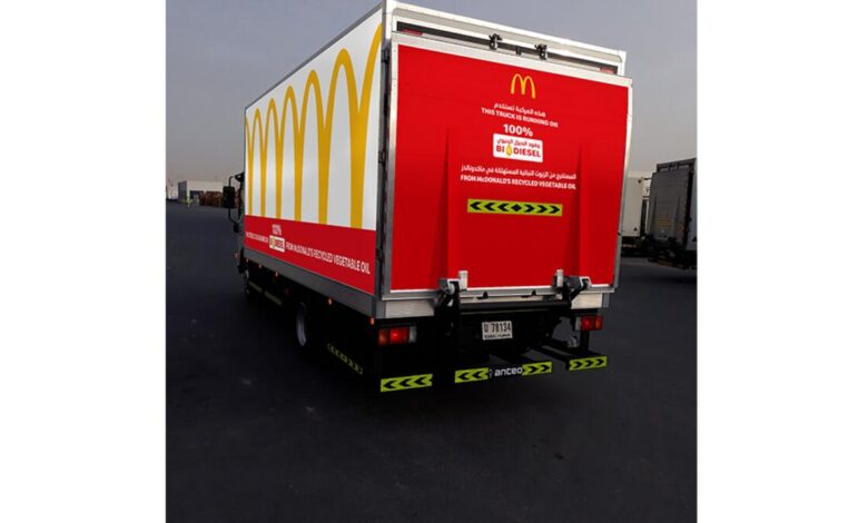 McDonald's truck fleet in the United Arab Emirates has traveled 25 million kilometers powered by biodiesel - News