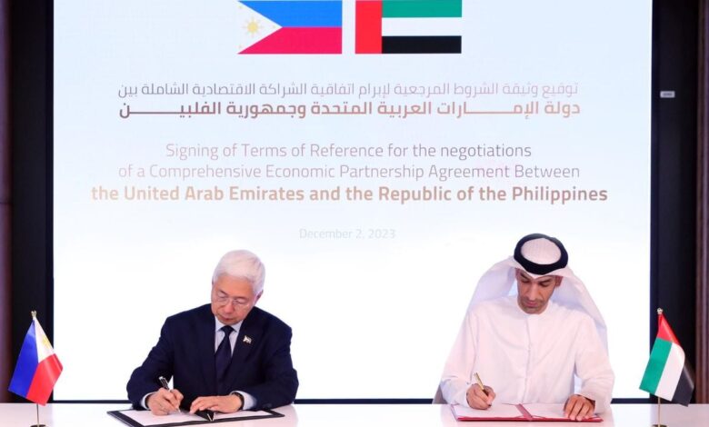UAE and Philippines agree negotiating scope for CEPA