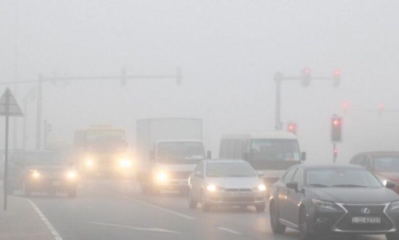 UAE weather: Red and yellow alerts issued for fog and rough seas - News