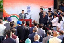 Sunjay Sudhir delivered his Republic Day speech at the Indian Embassy in Abu Dhabi on Friday.