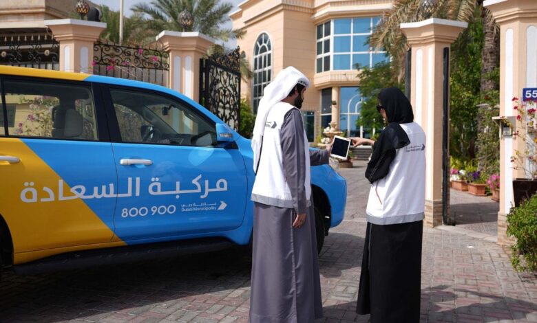 Dubai Municipality's 'Vehicle of Happiness' Initiative Completes 500 Digital Service Transactions in Citizens' Homes