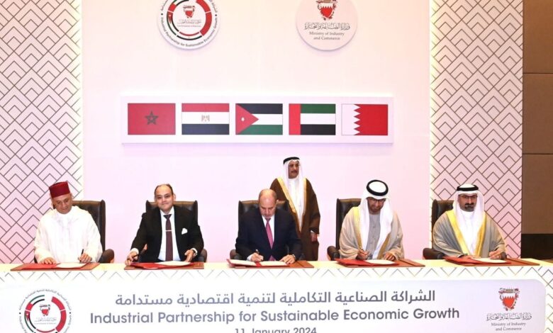 Morocco joins the Integrated Industrial Association for Sustainable Economic Development of the United Arab Emirates, Jordan, Egypt and Bahrain