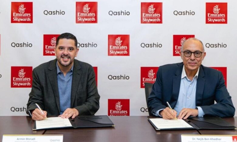 Qashio signs partnership with Emirates Skywards