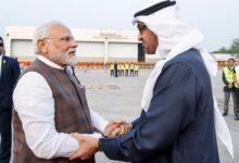 UAE President Sheikh Mohamed and Indian Prime Minister Narendra Modi discuss ways to improve ties