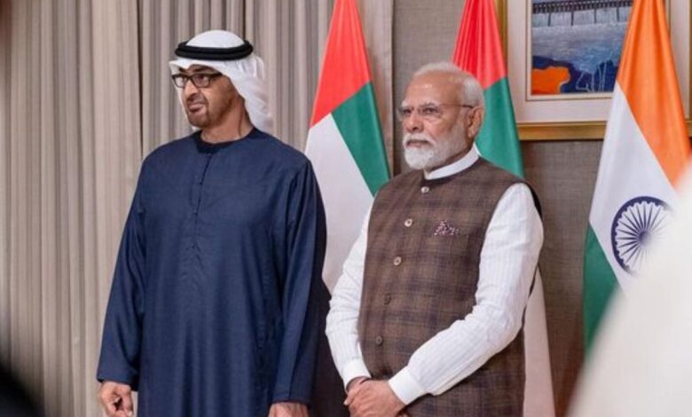 UAE and India to boost bilateral cooperation in renewable energy, food processing and healthcare sectors