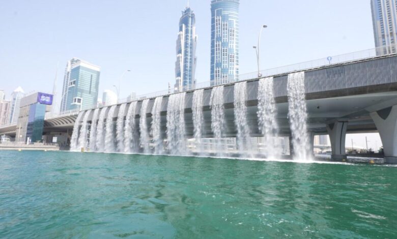 Iconic Dubai Water Canal waterfall gets a makeover