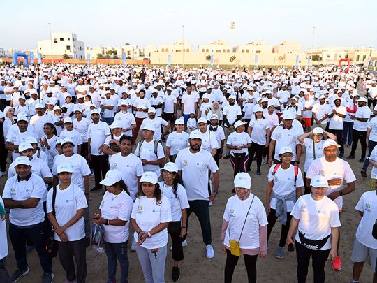 More than 4,000 people join NMC Walkathon in Mohammed Bin Zayed City