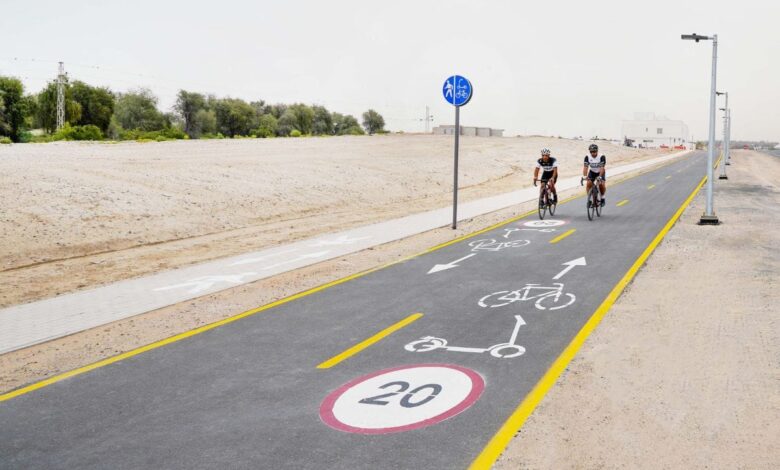 RTA inaugurates two new cycle tracks in Dubai