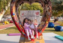 Watch: Artist creates 'heart' from recycled items at Abu Dhabi hospital known for performing heart surgeries on children - News