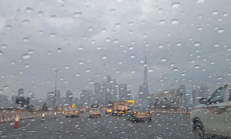 Watch: Lightning strikes and heavy rain in Dubai as bad weather hits UAE sooner than expected - News