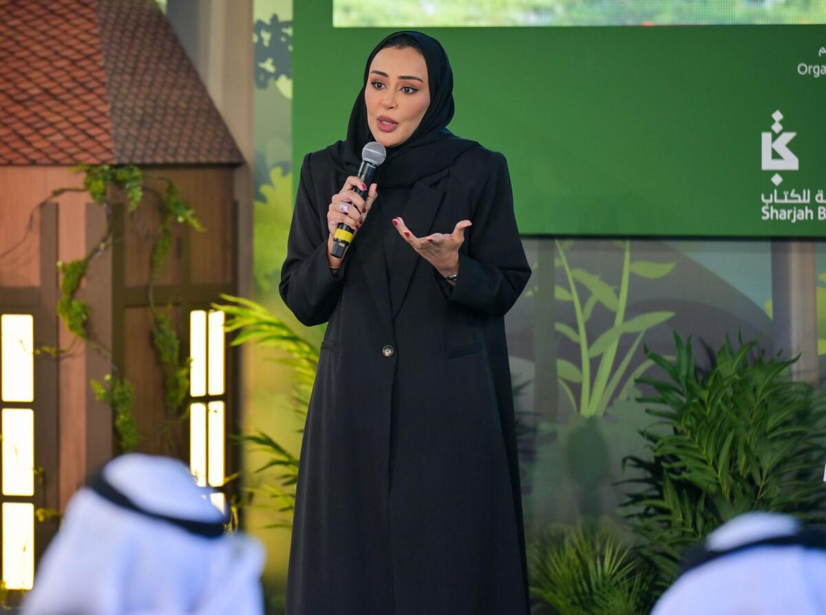 Khawla Al Mujaini, General Coordinator of the Sharjah Children's Reading Festival.  KT Photo: Muhammad Sajjad