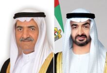 The president of the United Arab Emirates receives the ruler of Fujairah