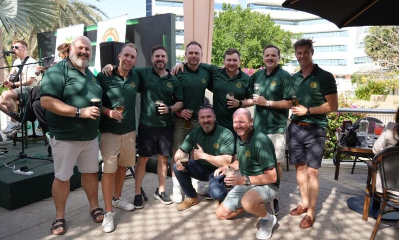 Some members of Dubai Irish Dads