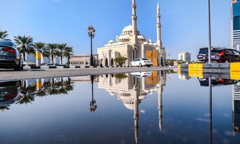 Sharjah Al Noor Mosque.  Photo: Shihab